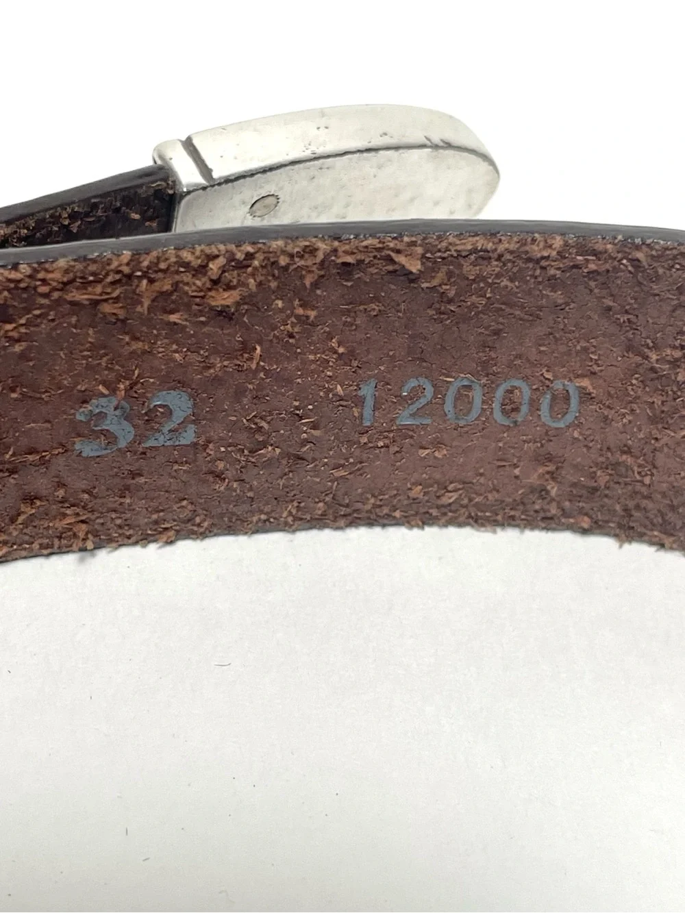 Onyx By Brighton Golf Belt Brown Leather Black Trim Silver Hardware Vintage Y2K